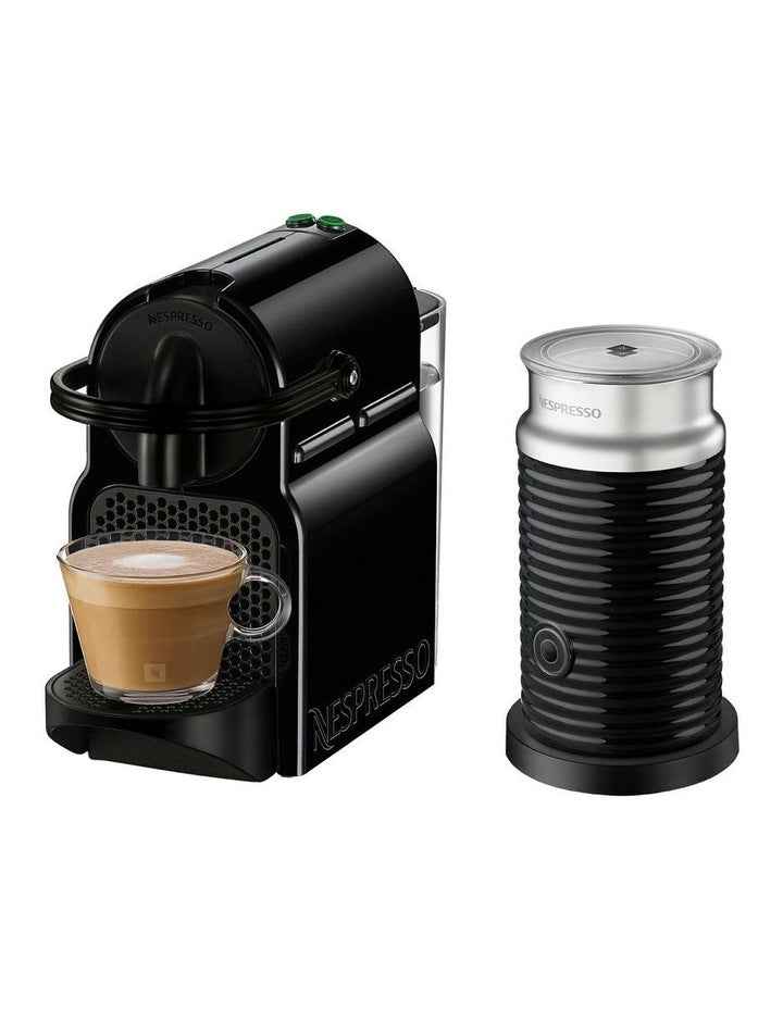 Inissia Capsule Coffee Machine & Milk in black EN80BAE