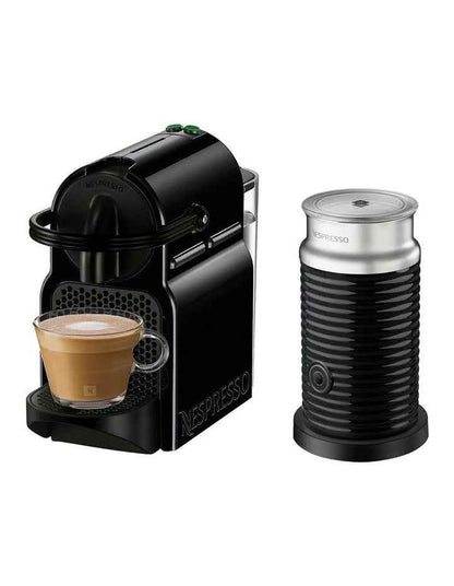 Inissia Capsule Coffee Machine & Milk in black EN80BAE