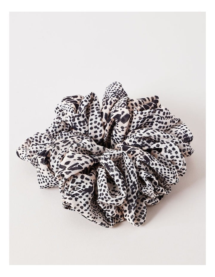 Briony Large Scrunchie in Animal
