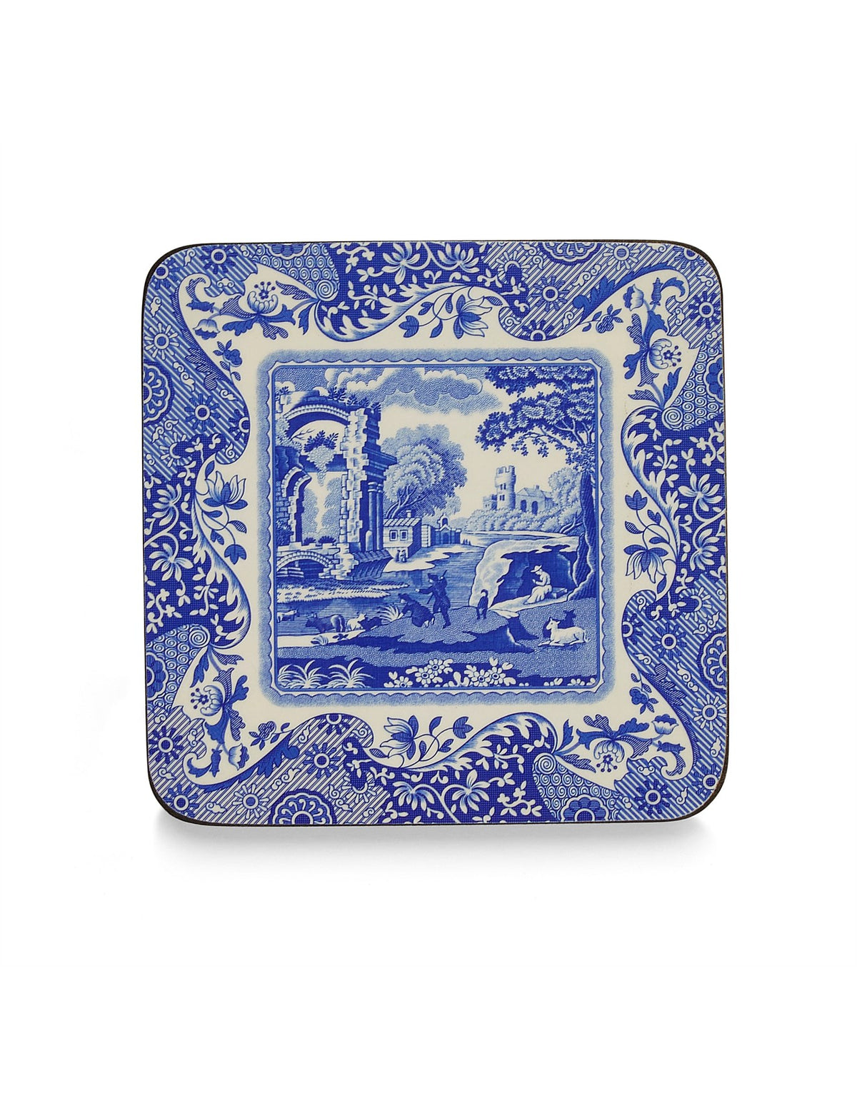 Blue Italian Coasters Set Of 6