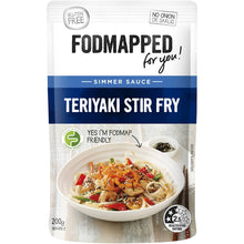 Fodmapped For You Teriyaki Stir Fry Simmer Sauce 200g