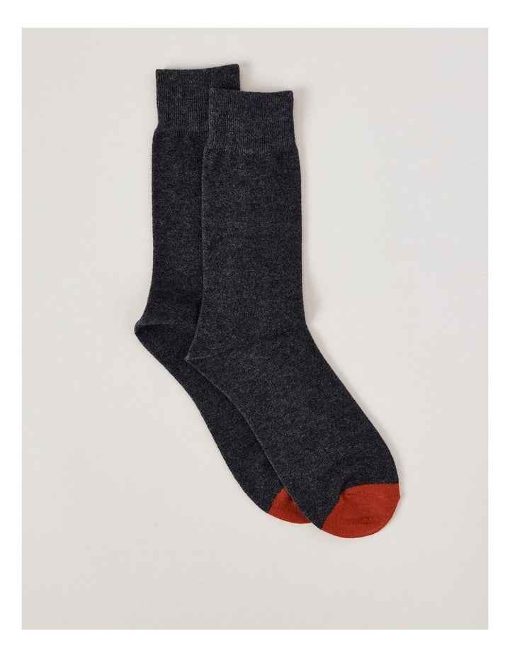 Merino Wool Blend Socks in Warm Grey