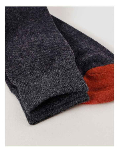Merino Wool Blend Socks in Warm Grey