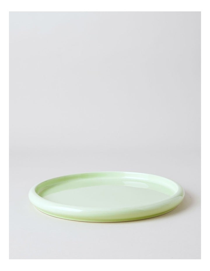 Bubble Dinner Plate in Mint Green