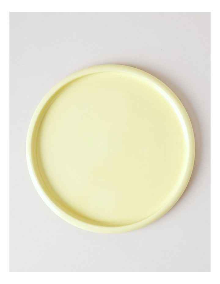 Bubble Dinner Plate in Lemon