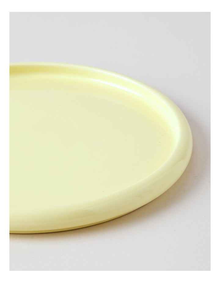 Bubble Dinner Plate in Lemon