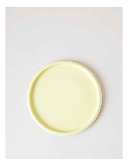 Bubble Side Plate in Lemon