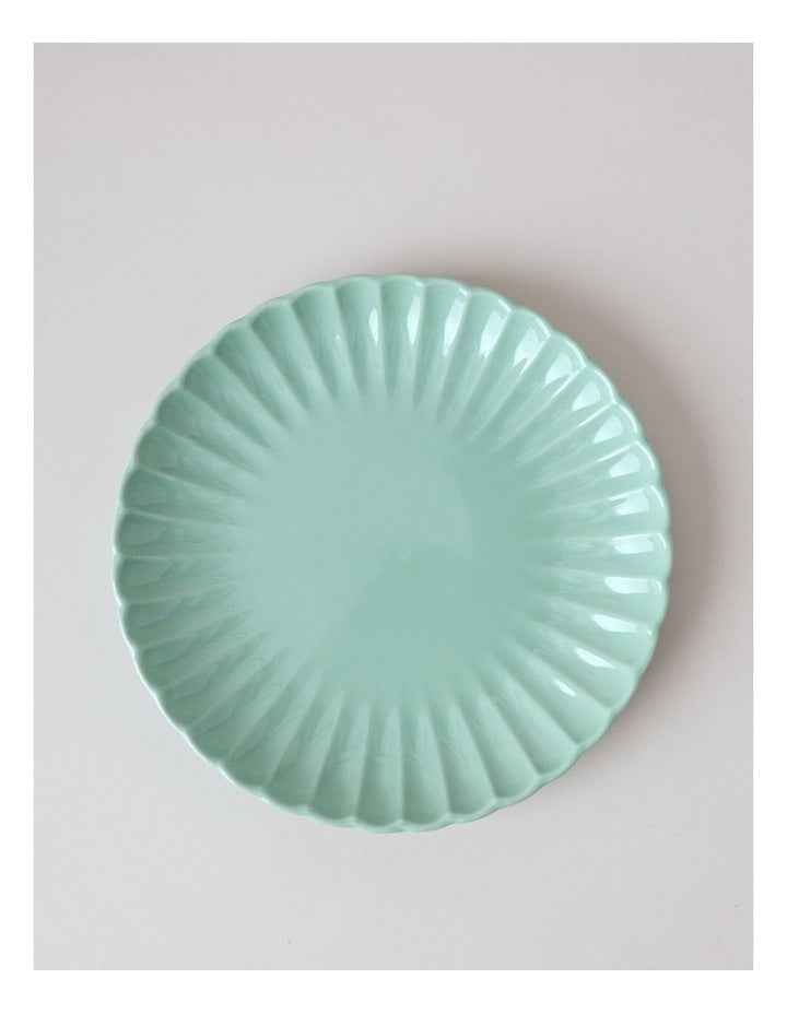 Lagio Scalloped 12pc Dinner Set in Seafoam