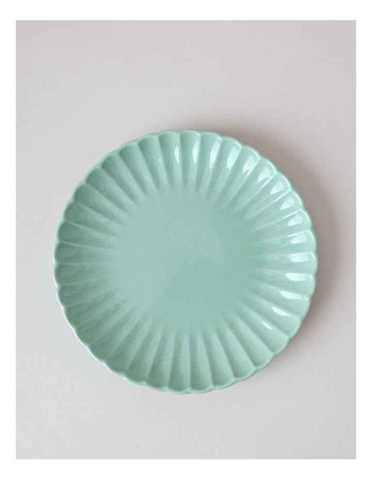 Lagio Scalloped 12pc Dinner Set in Seafoam