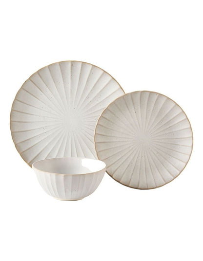 Kimmie Dinner Set 12 Piece in Natural