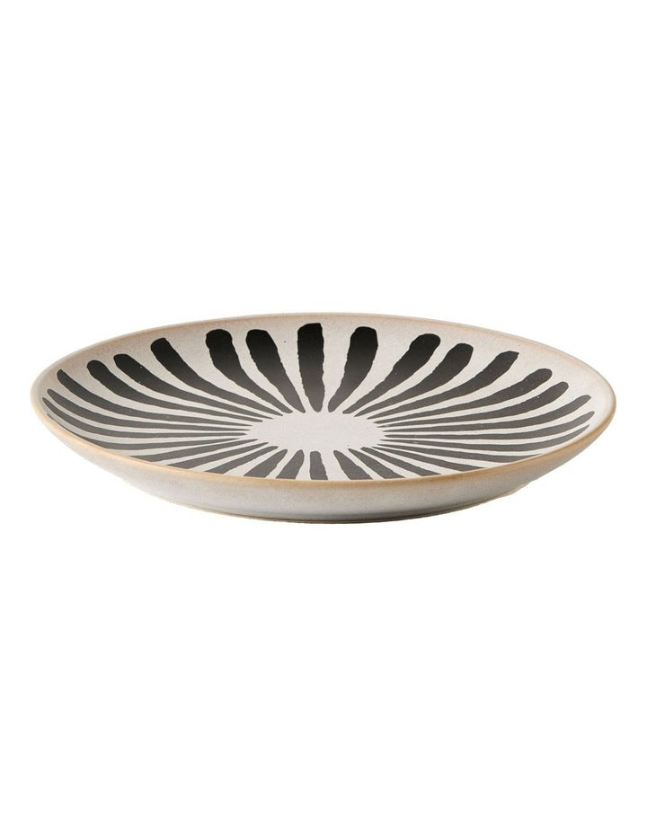 Kimmie Striped Side Plate Set 4 Piece in Multi