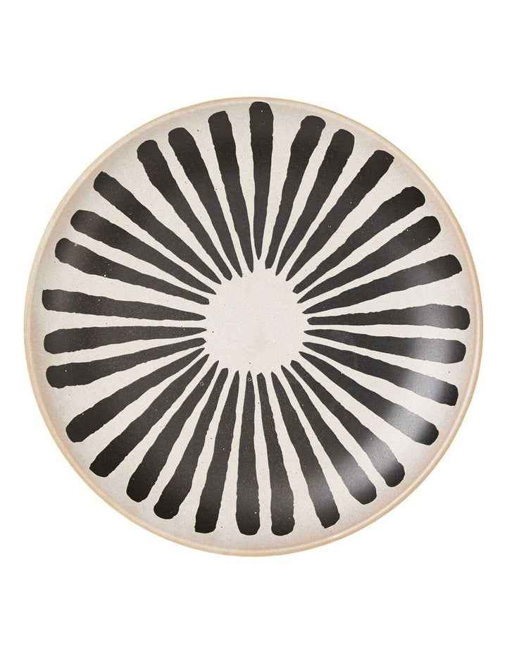 Kimmie Striped Side Plate Set 4 Piece in Multi