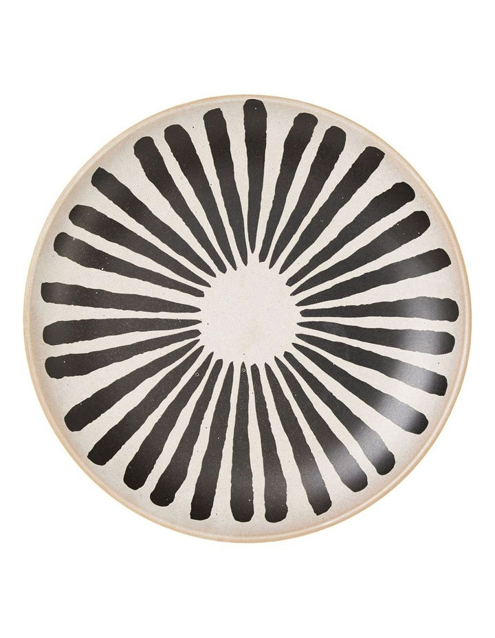 Kimmie Striped Side Plate Set 4 Piece in Multi
