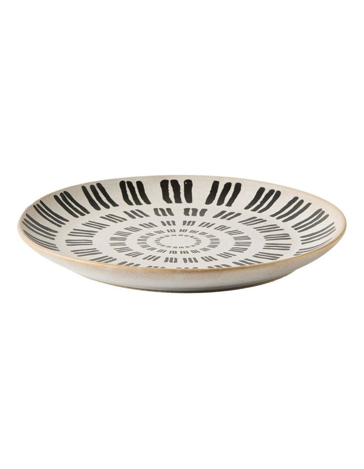 Kimmie Striped Side Plate Set 4 Piece in Multi