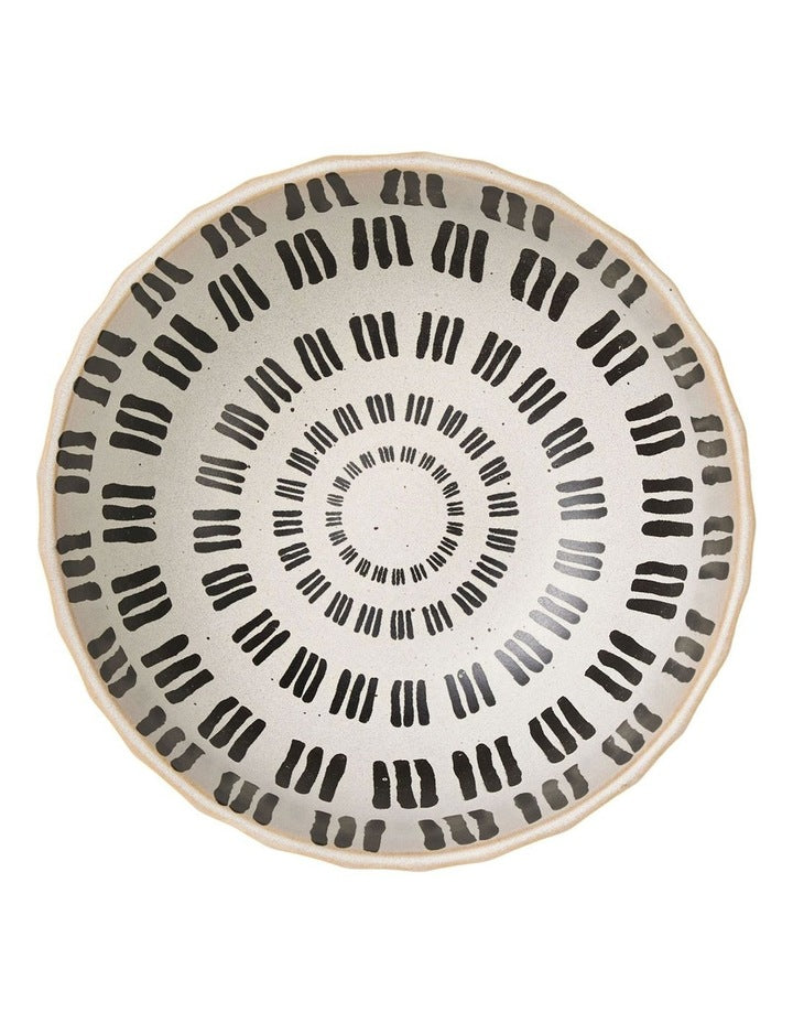 Kimmie Noodle Short Stripe Bowl in Multi