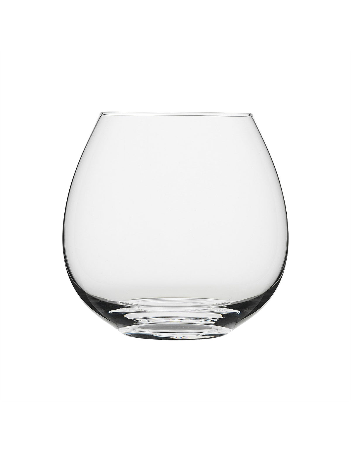 Capri 550ml Stemless Wine Glasses Set of 6 Clear