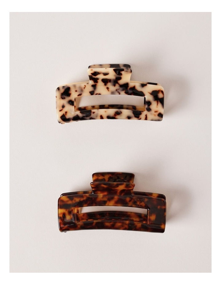 Poppy 2 Pack Claw Clip in Multi