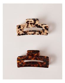 Poppy 2 Pack Claw Clip in Multi