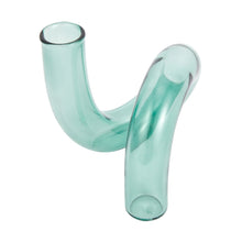 Green Glass Twist Object