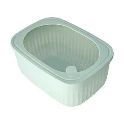 4 Piece Rectangle Nested Food Storage Set - Green