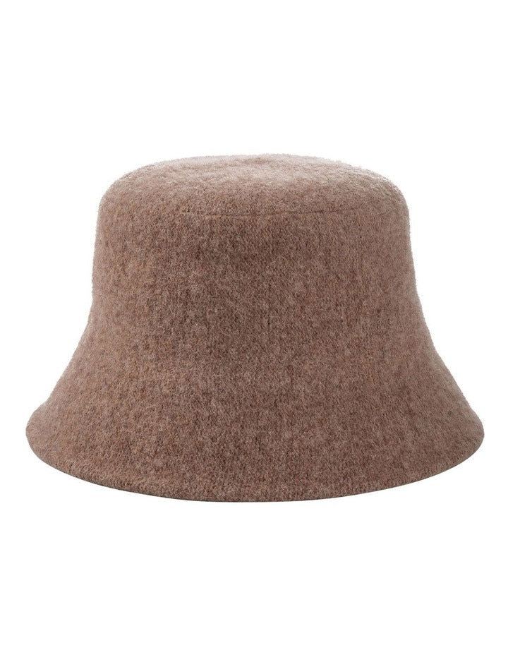 Bucket Hat in Taupe