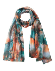 Abstract Print Scarf in Multi