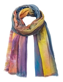 Abstract Painter Scarf in Multi