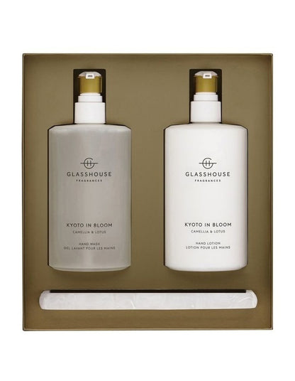 Kyoto in Bloom 450ml Hand Wash, Hand Lotion & Tray