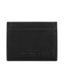 Tulum Faux Leather Card Holder in Black