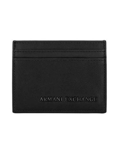 Tulum Faux Leather Card Holder in Black