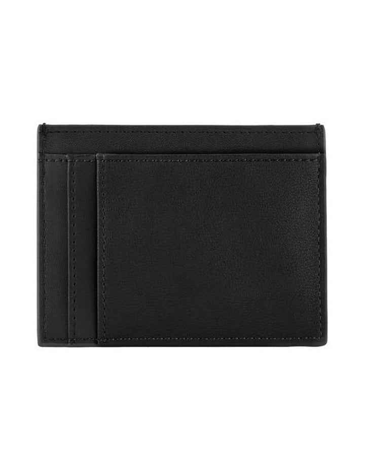 Tulum Faux Leather Card Holder in Black