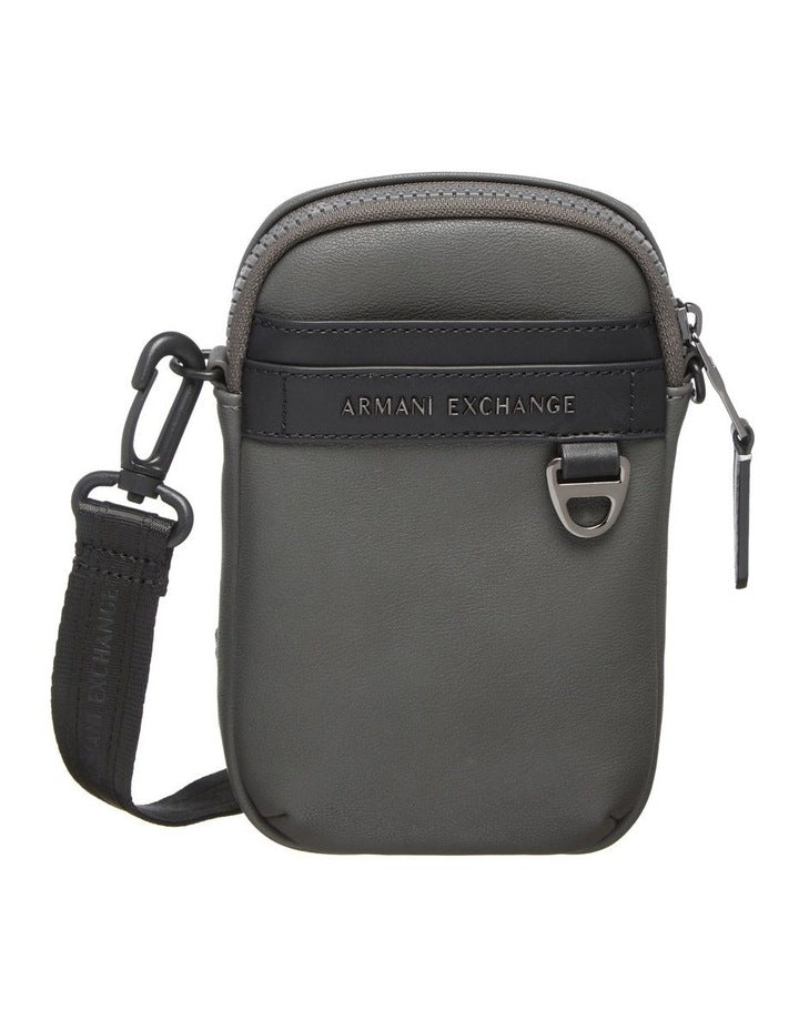 Tulum Faux Leather Shoulder Bag in Grey