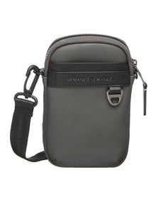 Tulum Faux Leather Shoulder Bag in Grey