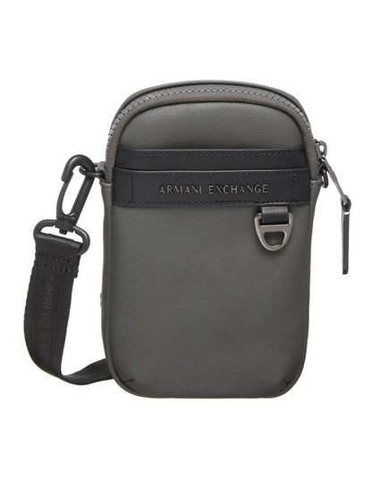 Tulum Faux Leather Shoulder Bag in Grey