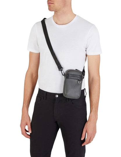 Tulum Faux Leather Shoulder Bag in Grey