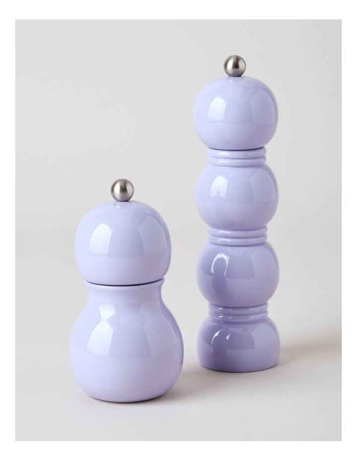 Bubble Salt or Pepper Mill 14cm in Purple