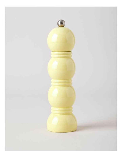 Bubble Salt or Pepper Mill 20cm in Yellow
