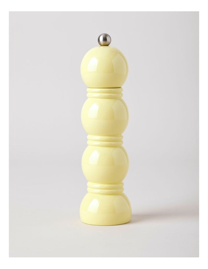 Bubble Salt or Pepper Mill 20cm in Yellow