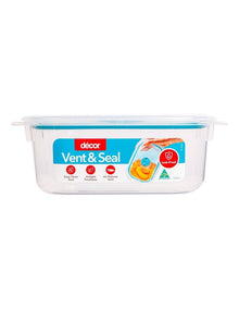 Vent And Seal Plastic Oblong 500ml in Clear