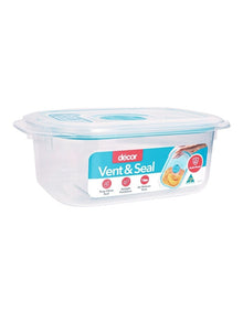 Vent And Seal Plastic Oblong 500ml in Clear