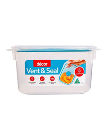 Vent And Seal Plastic Oblong 800ml in Clear