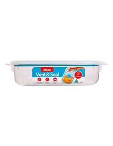 Vent And Seal Plastic Oblong 650ml in Clear