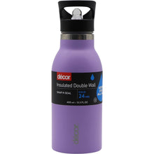 Decor Snap n Seal Water Drink Bottle 400mL Assorted each