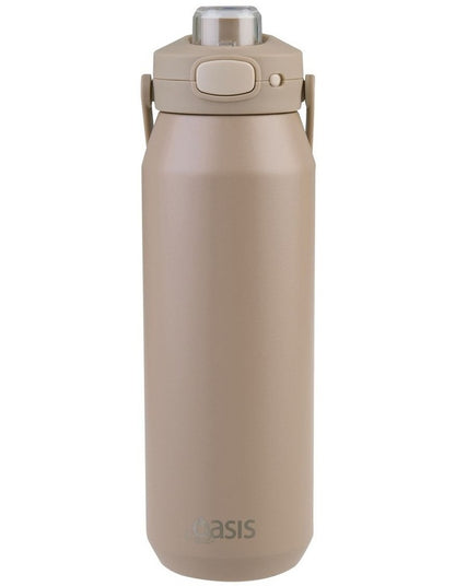 Ceramic Lined Stainless Steel Triple Wall Insulated Capri Drink Bottle in Latte