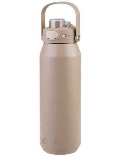 Ceramic Lined Stainless Steel Triple Wall Insulated Capri Drink Bottle in Latte