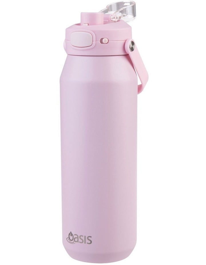 Ceramic Lined Stainless Steel Triple Wall Insulated Capri Drink Bottle in Pink