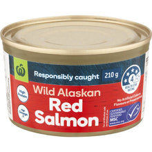 Woolworths Red Salmon 210g