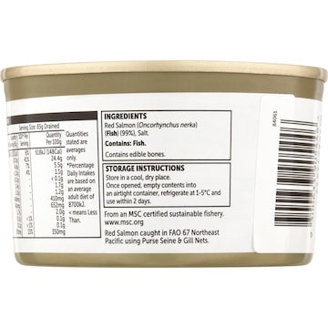 Woolworths Red Salmon 210g