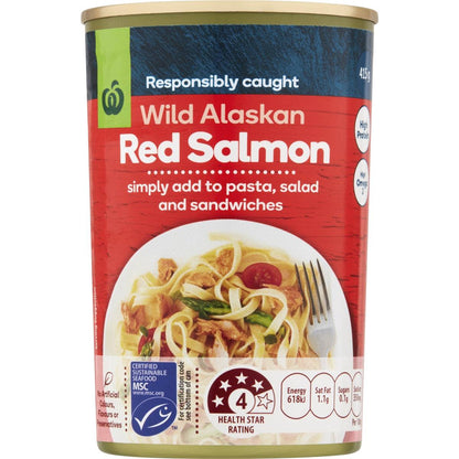 Woolworths Red Salmon 415g