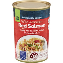Woolworths Wild Alaskan Red Salmon 415g